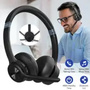 Mpow Bluetooth 5.3 Headphones Wireless Noise Canceling Headset Mic For Laptop PC