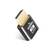 HDMI-compatible Virtual Display Adapter 4K DDC EDID Dummy Plug Display Emulator Cheat Adapter Support1920x1080P For Bitcoi Mining black