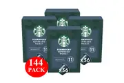 Starbucks By Nespresso Espresso Roast Coffee Pods Capsules 144 Pack