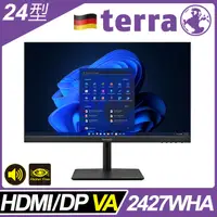 在飛比找PChome24h購物優惠-Terra 2427W HA窄邊螢幕(24型/FHD/喇叭/