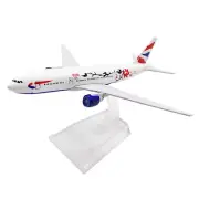 1/400 15cm High Simulation Aircraft British B777 Plum Alloy Plane Model Plane T