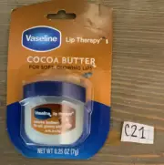 Vaseline Lip Therapy Cocoa Butter .25 oz.New ‼️