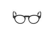 Tod's TO 5284 001 Black Round Optical Plastic Eyeglasses Frame 49-22-145