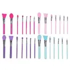 Silicone Makeup Applicator Lip Applicator Set of 14 Eyeshadow Brush
