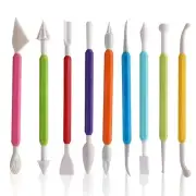 Plastic Clay Sculpting Tools, Modeling Clay Tools for Kids Double-Head Sculpti