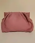 House Of Want Mauve/ Blush Chill Framed Clutch Purse Clutch 10x9x4", New