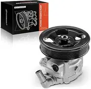 A-Premium Power Steering Pump, with Pulley, Compatible with Volvo XC90 2005 2006 2007 2008 2009 2010 2011, 4.4L Gas, Replace # 36000748, 8603618