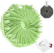 Scrubbies Silicone Body Scrubber,Sud Scrubber for Body,Handheld Silicone Loofah for All Types of Baths (Green)