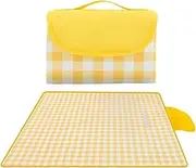 Picnic Blanket Waterproof,Extra Large Picnic Mat Beach Blanket,Sandproof Foldable Washable Outdoor Beach Rug Mat with Handle for Camping Park Garden Hiking Family Picnic(#1,150x200 cm (1pc))