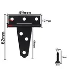 Brand New Hinge Tools 8pcs Heavy Wooden Fence T-Shaped Door With Screws