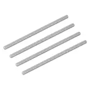 4Pcs M8-1.25x180mm Fully Threaded Rods, 304 Stainless Steel Thread Bar Studs