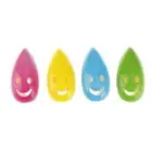 4PCS Creative Smile Face Toothbrush Cover Holder Case Suction Cup Bath Trave _ga