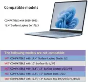 Case Bag for 12.4 inch Surface Laptop Go 3 Released in 2023 with Laptop Sleeve C