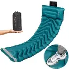 Inflatable camping sleeping pad, Thick 4 inch ultralight Sleeping mat with