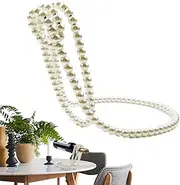 Wine Bottle Rack, Pearl Necklaces Suspension Wine Rack, Balancing Creative Modern Decorative Single Wine Rack for Kitchen Home Table Decor Display