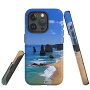 For iPhone 15 Pro Max Case, Shielding Cover, Famous Rocks