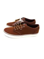 Vans ATWOOD Brown Leather Sneaker VN0A327LLYV Men's Size 10.5