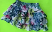 CATIMINI EUROPEAN BOUTIQUE GIRL 3 YEAR RUMBA RUFFLE SKIRT COTTON SKIRT NWT