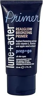 [Lune+Aster] RealGlow® Bronzing Primer - Lightweight primer with sheer bronze light diffusers creates a healthy bronzed glow