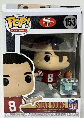 NFL Legends Steve Young (49ers) Funko Pop! Vinyl Figure #153 DAMAGED