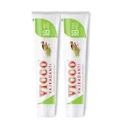 VICCO Vajradanti Ayurvedic Paste,Prevents Bad Breath-160G-Saunf Flavor-Pack of 2