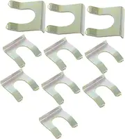 10PCS U Clip Brake Line Retainer Iron Fuel Line Holder for Cars Trucks Motorcycles Easy Installation Enhanced Braking Safety