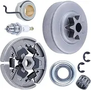 3/8" 7T Sprocket Clutch Drum for Stihl MS310 MS390 029 039 Chainsaw Parts Needle Bearing Washer Worm Gear 1125 160 2002