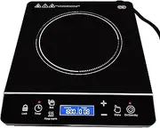 Portable Induction Cooktop, 1800 Watts Induction Burner with LCD Sensor Touch, Induction Hot Plate with Safety Shutoff Function for Cooking, Single