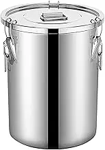 KESOTO Cereal Container Stainless Steel Rice Flour Deposit, 9L