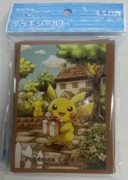 Pokemon Center Original Card Game Sleeve Pikachu gift 64 sleeves