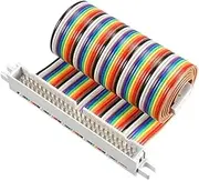 XYWHPGV IDC Rainbow Wire Flat Cable 50P FC/FD Connector 2.54mm Pitch 0.5m/1.64ft Length(826fb 449ce a8d5d f5889 4a8fa a5edd