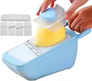 Food Cutter | Multi-Functional Potato Grid Chopper,Household Cheese Grater with Non-Slip Grip Time-Saving Vegetable Slicer Set for French Fries Cutting
