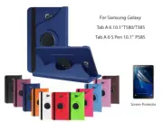 For SamsungGalaxy Tab A6 10.1"[2016] Screen Protector/360°Rotate Leather Case