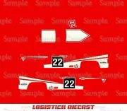 Hot wheels 1/64 Custom Decals '83 Chevy Silverado Racing 22 061