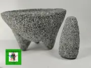 Molcajete Mortero+Maja Para Salsas Rica "LA Extrema" Extra Large ️⚡