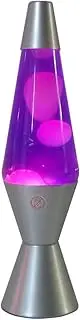 [EOE] Lava Table Lamp, 36 cm Height, Purple/White