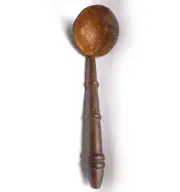 Coconut shell spoons with Kitul wooden handles