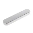 Silver Tin Pencil for Case Pen Storage Box Stationery Organizer School Office U
