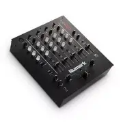 Numark M6 USB - 4-Channel DJ Mixer with Built-In Audio Interface, 3-Band EQ, ...