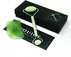 Natural Jade Roller with Gua Sha Lymphatic Drainage Tool for Face Neck, Anti age