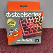 SteelSeries - PRISMCAPS Universal Double Shot PBT Keycaps - Black English US Lay