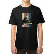 Synthesizer & Cat Vintage Analog - Synth Techno design T-shirt