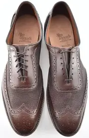 NEW w BOX | ALLEN EDMONDS 10D STRAWFUT VENTILATED MESH & BROWN VENTILATED SHOES