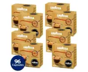96 Lavazza A Modo Mio Qualità Oro Coffee Capsules Pod 8/13 Intensity Med Rosting