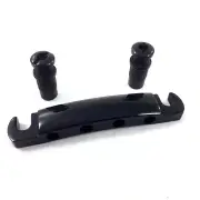 Black Vintage Style 4-string Bass Stop Tailpiece TP-3412-003