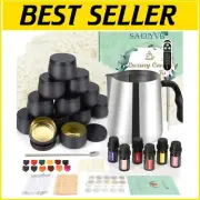 Full Set Candle Making Kit with Soy Wax & Scents - Ideal for Beginners