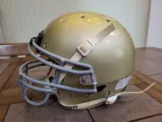 SCHUTT Helmet Youth FB #798005 Recruit Hybrid M MVG Gold/Grey SEI Certified