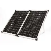 Go Power 82730 Portable Solar Kit 130W 10 Amp Rigid Solar Panel w/ Mounting Hard