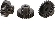 Gears Pinion Gear Set, Pinion Gear 3Pcs 1 Module 11T 12T 13T Spur Gear 5mm Shaft Motor Gear 1M 20T 21T 22 Teeth Pinion Motor Gear for 1/8 Car Brushless Motor bore Shaft(17t 18t 19t)