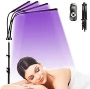 Tanning Lamp Thearpy Light for Home Use with Adjustable Stand Purple Light for Indoor Model: Various